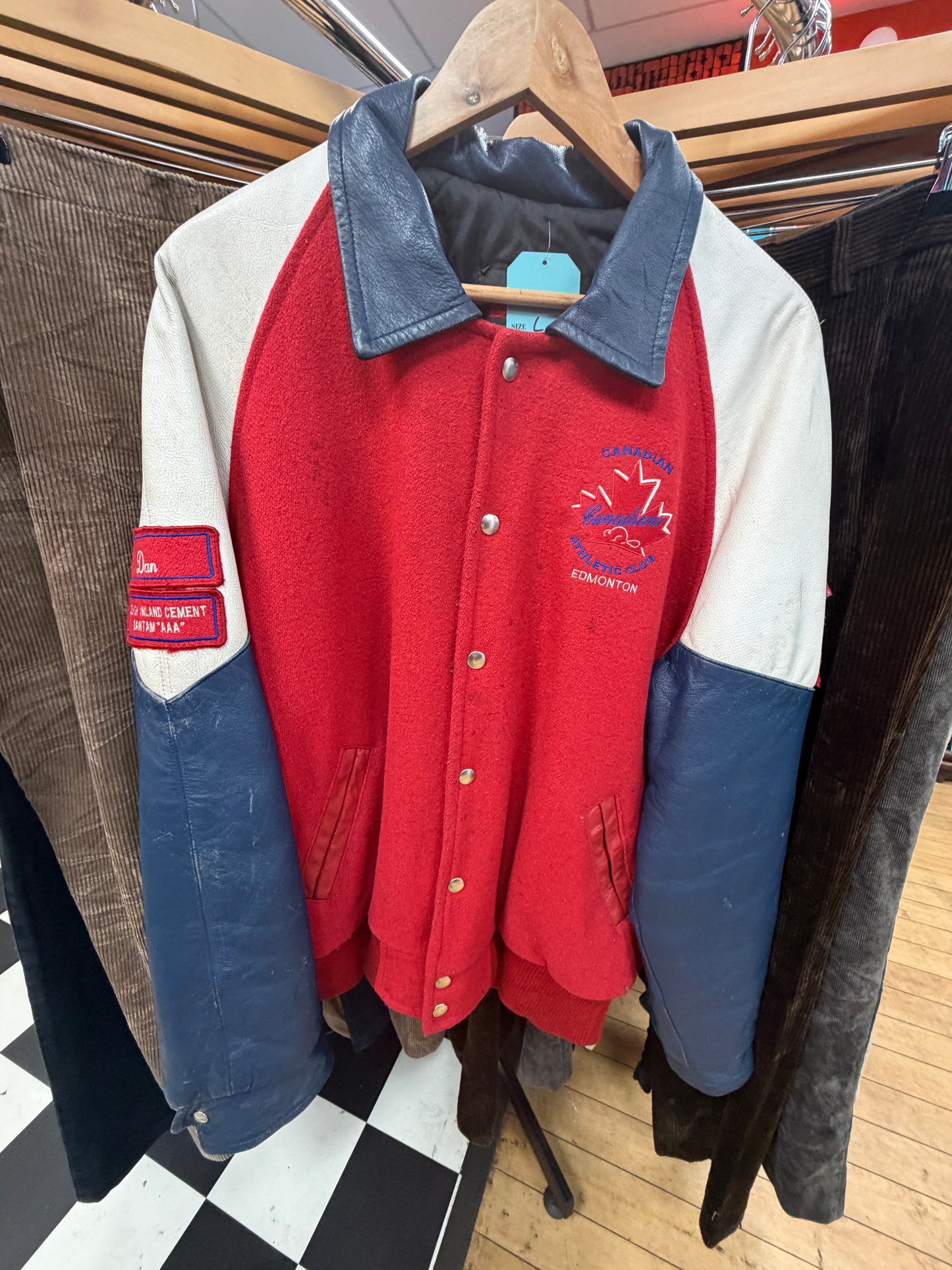 Canadian Athletic Club Varsity Jacket - L