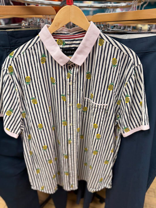 Ransac Pineapple Stripe Shirt - L/XL