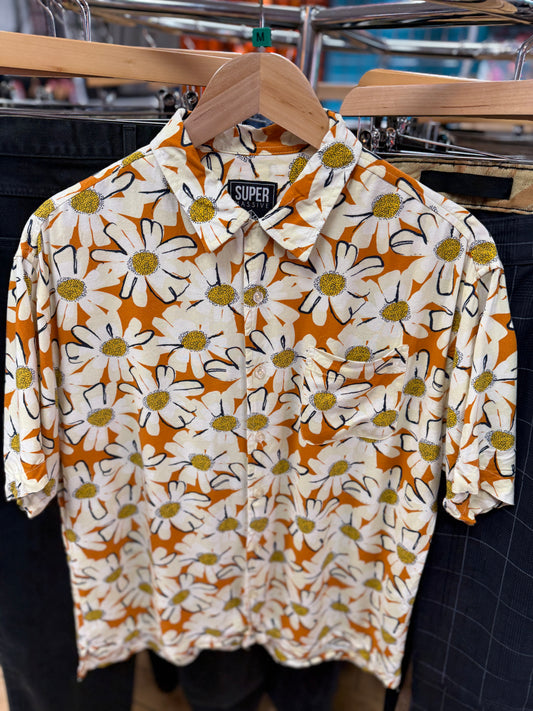 All Over Daily Print Short Sleeved Shirt - M