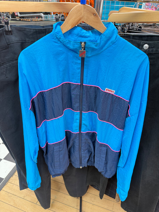 Shiwi Track Jacket with Pink Accents - L