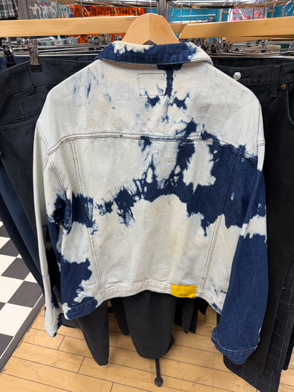 WESC Bleach Effect Denim jacket - XL
