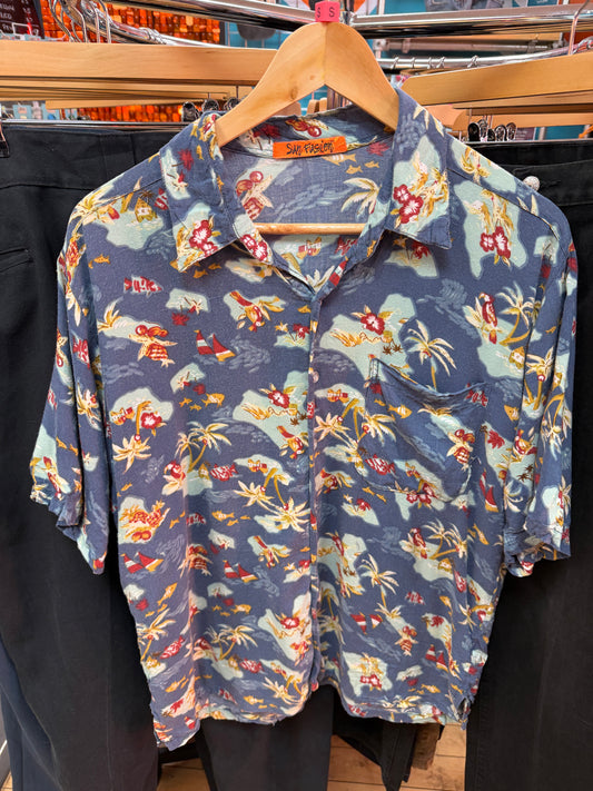 Sun Fusion Lightweight Tropical Island Shirt - S