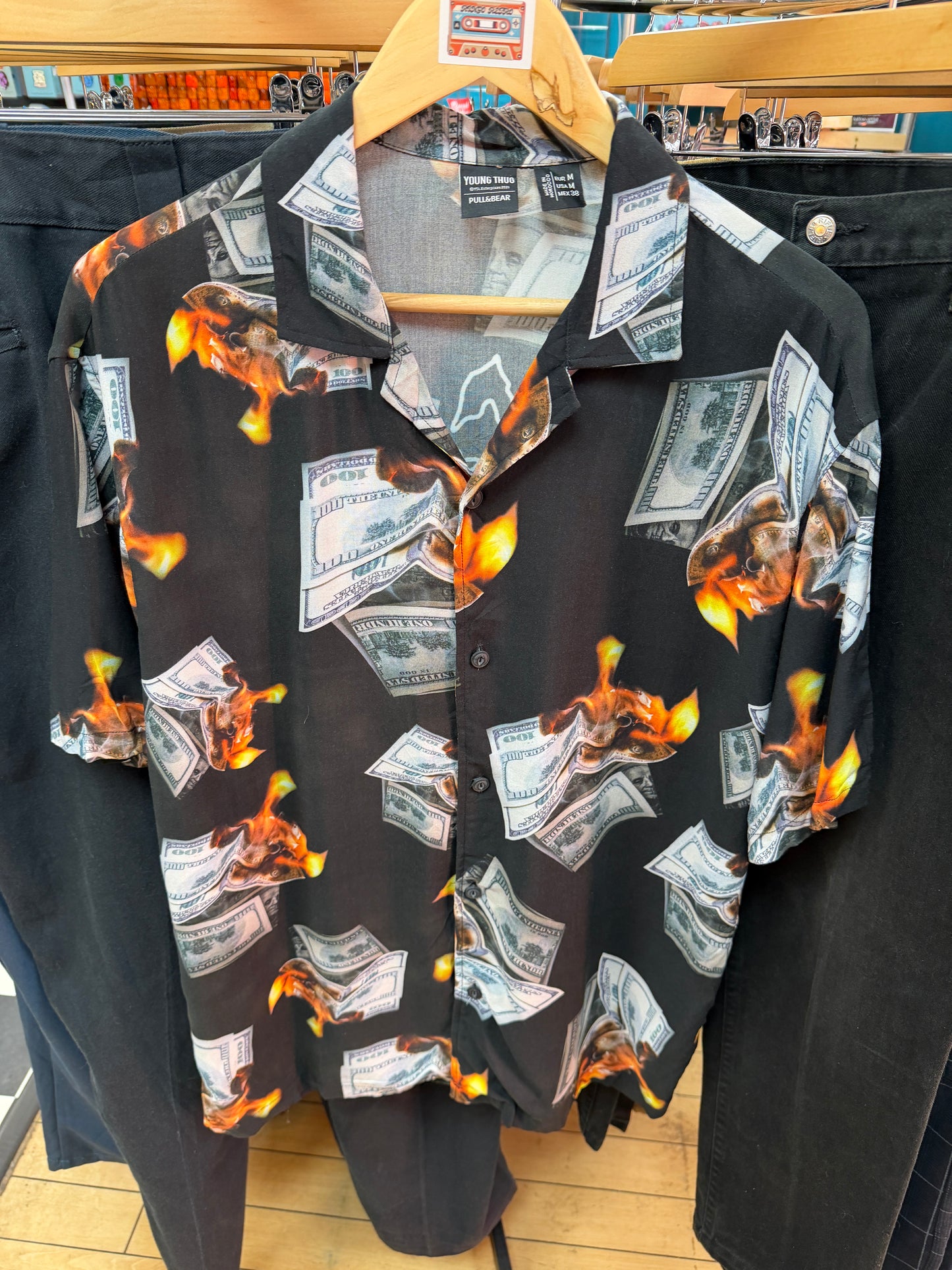 Pull and Bear Thugger Short Sleeved Shirt - M