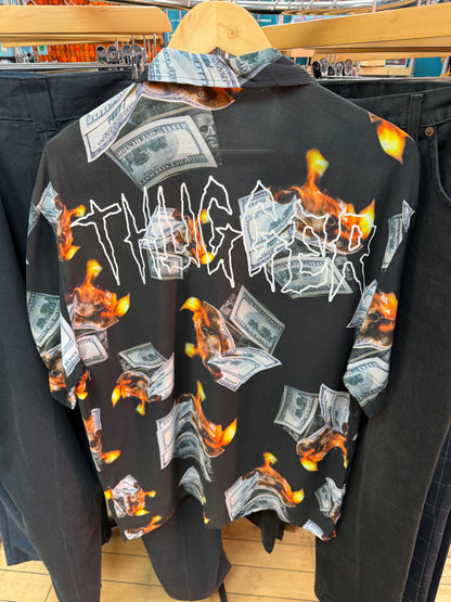 Pull and Bear Thugger Short Sleeved Shirt - M