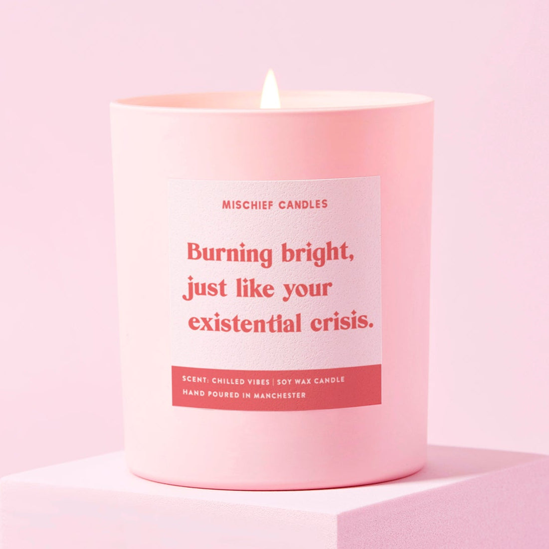 Burning Bright Existential Crisis Candle