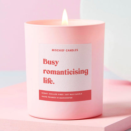 Busy Romanticising Life Candle