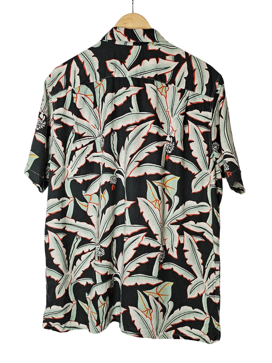 Levi's Green Tropical Hawaiian Short Sleeved Shirt - XL