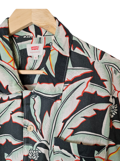 Levi's Green Tropical Hawaiian Short Sleeved Shirt - XL