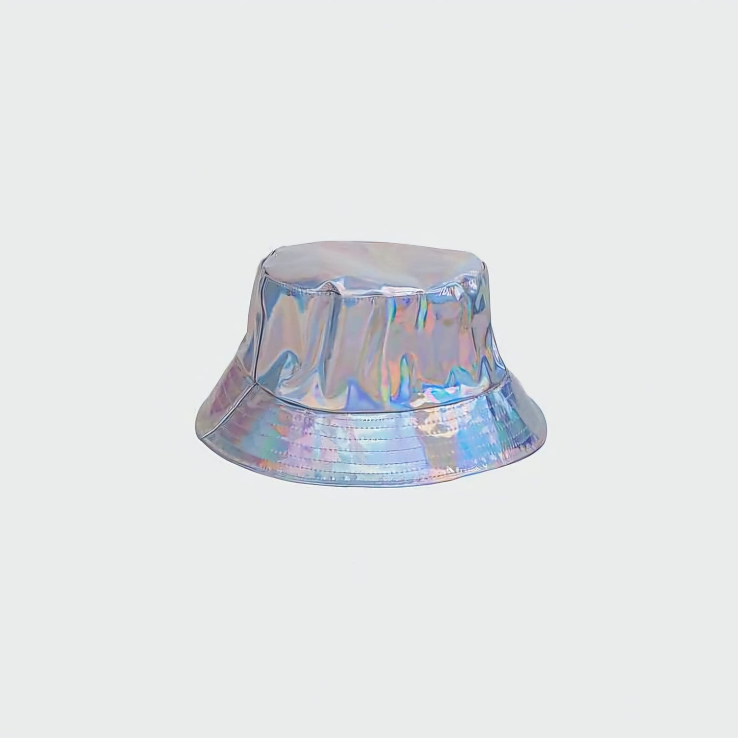 Shiny Iridescent Bucket Hat