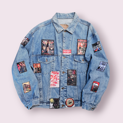Diesel Denim Jacket With Duran Duran Patchwork - XL