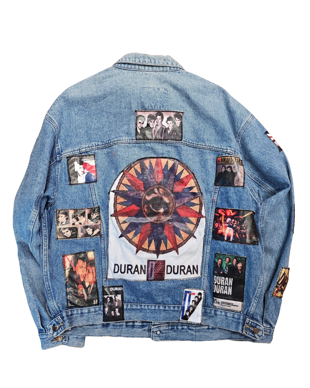 Diesel Denim Jacket With Duran Duran Patchwork - XL