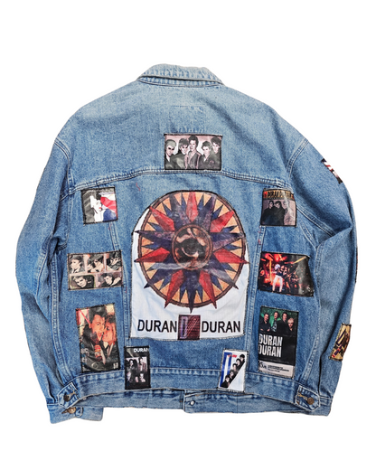 Diesel Denim Jacket With Duran Duran Patchwork - XL