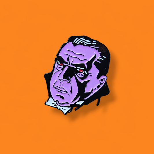 Large Dracula Enamel Pin