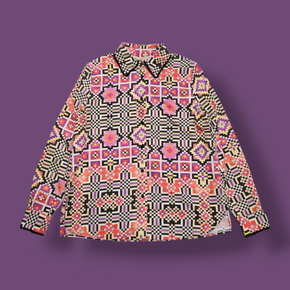 Miahatami Bold Geometric Print Shirt - L