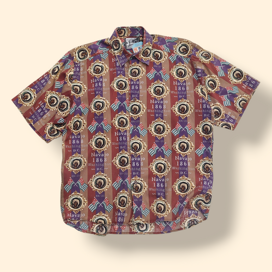 Navajo 1868 All Over Print Shirt - L