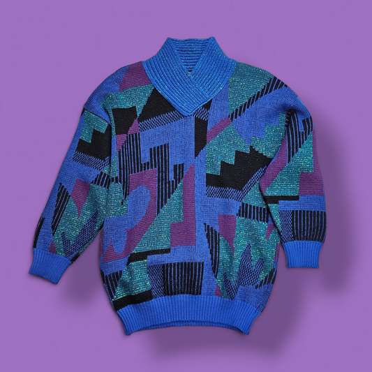 XX Secolo Bold Retro Jumper - L