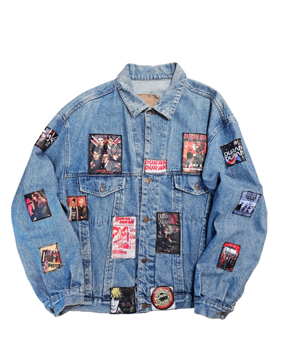 Diesel Denim Jacket With Duran Duran Patchwork - XL