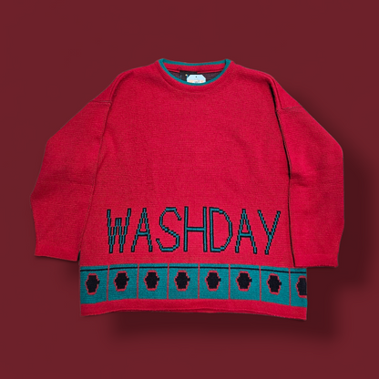 Jeffrey Rogers Washday Blues Graphic Jumper - L