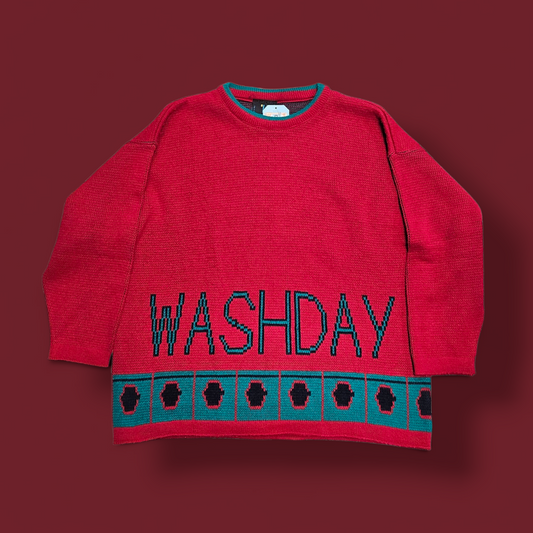 Jeffrey Rogers Washday Blues Graphic Jumper - L