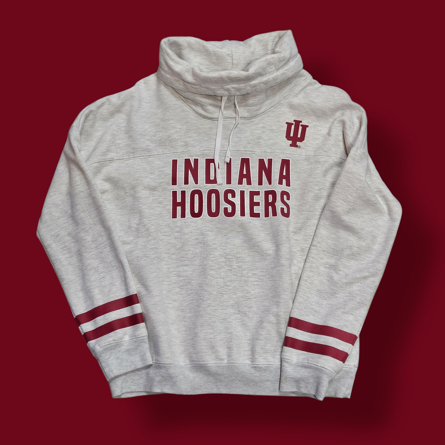 Indiana Hoosiers Cowl Neck Sweatshirt - XL