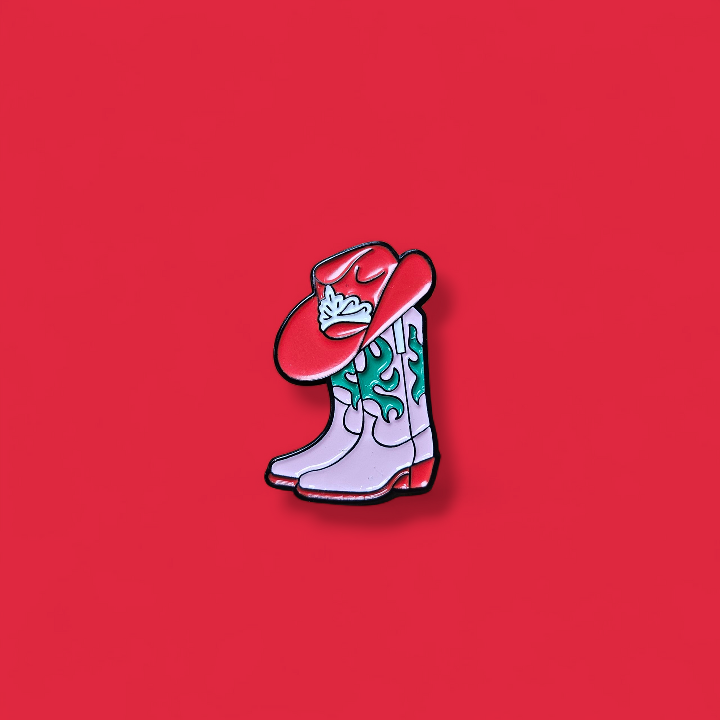 Cowboy Boots Enamel Pin