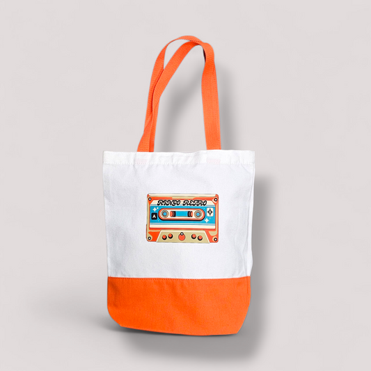 Ringo Retro Color Block Tote Bag