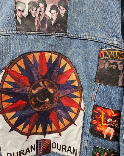 Diesel Denim Jacket With Duran Duran Patchwork - XL
